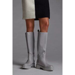 Blogger Fave Sam Edelman Larina Tall Boots Light Gray Size 8.5